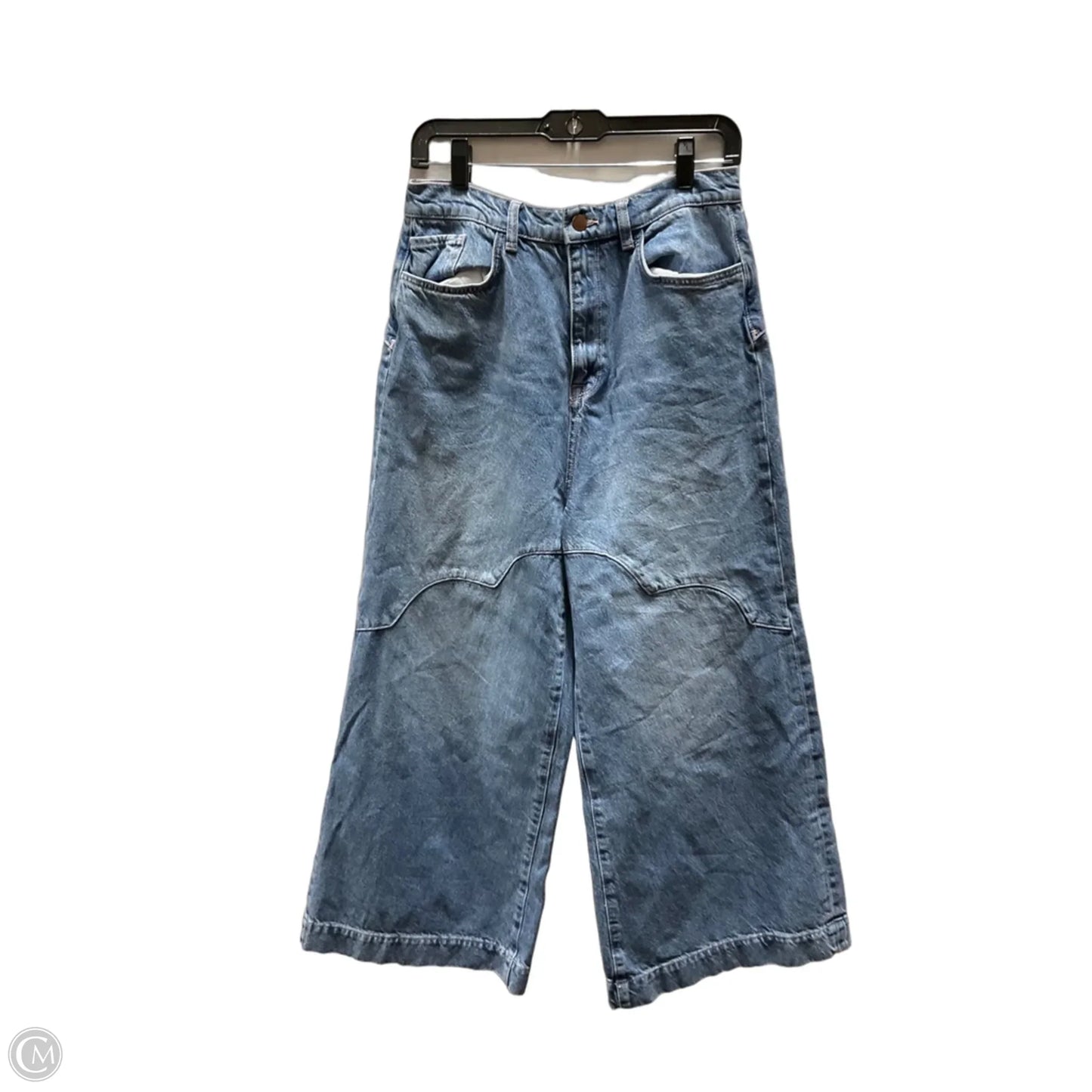 Jeans Wide Leg By Triarchy In Blue, Size: 8
