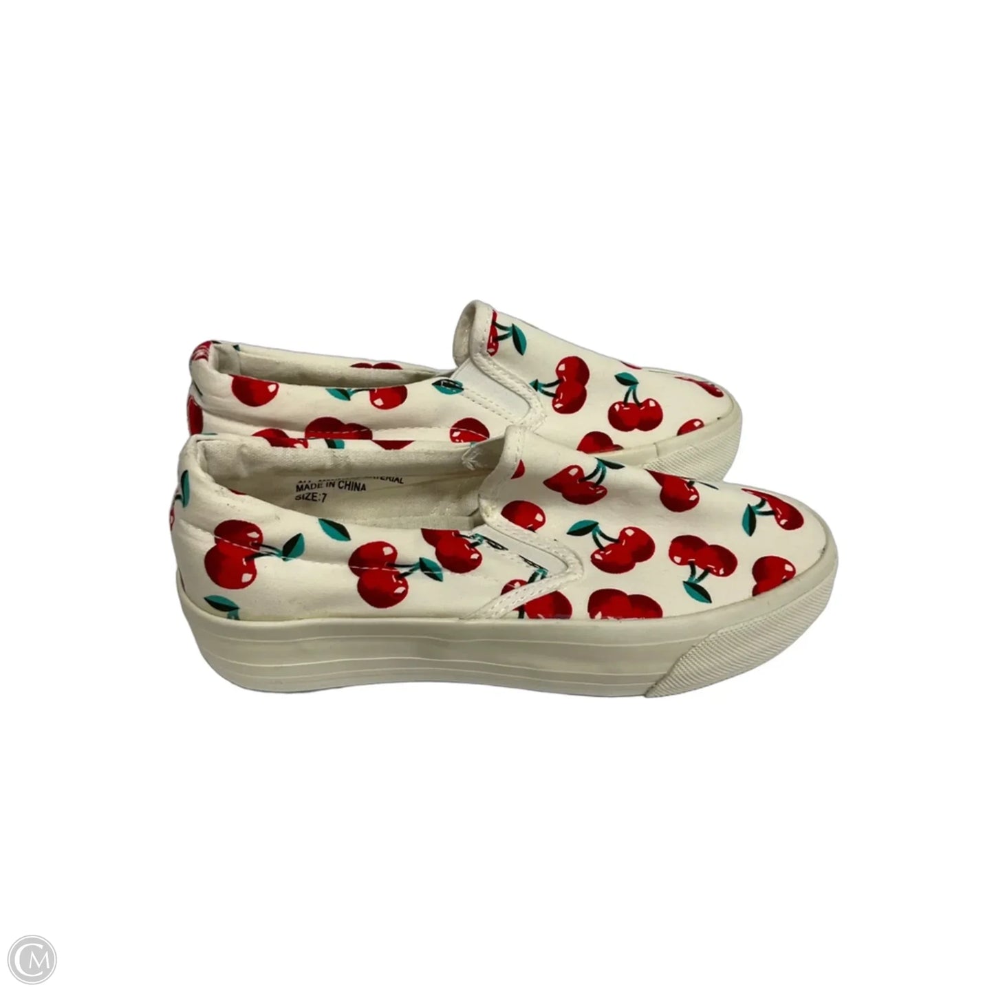 Shoes Flats By Restricted In Red, Size: 7