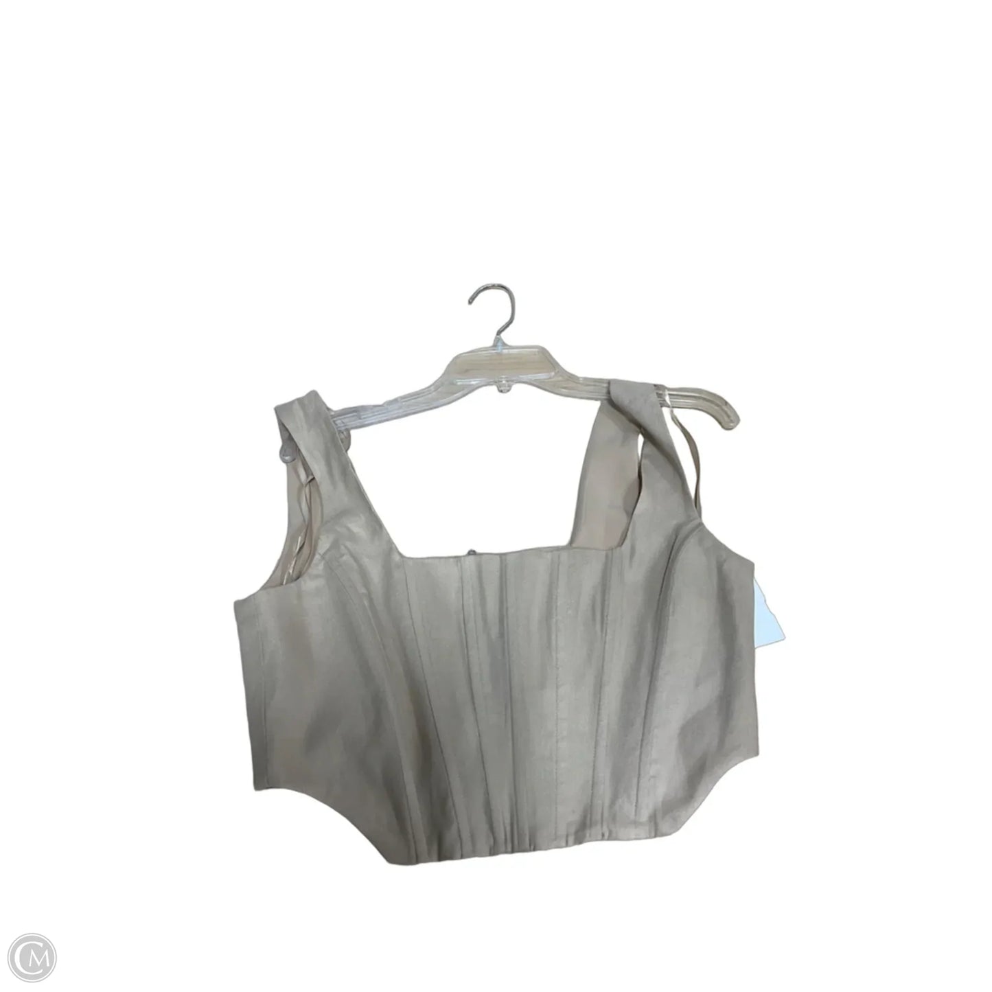 Top Sleeveless By Gianni Bini In Tan, Size: M