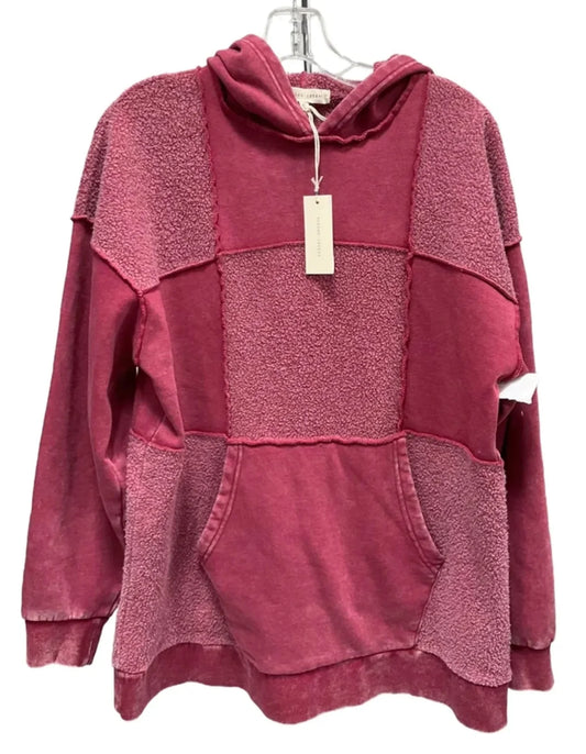 Sweatshirt Hoodie By Gilded Intent In Pink, Size: M