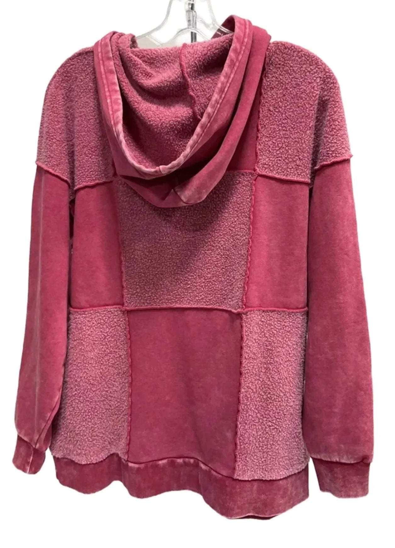 Sweatshirt Hoodie By Gilded Intent In Pink, Size: M