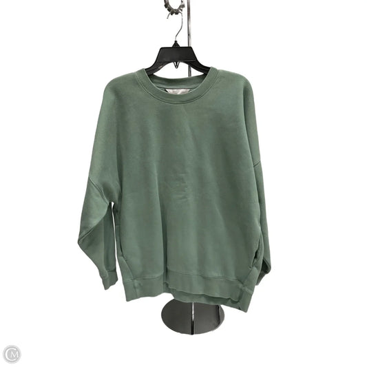 Sweatshirt Crewneck By Tuff Athletics In Green, Size: L