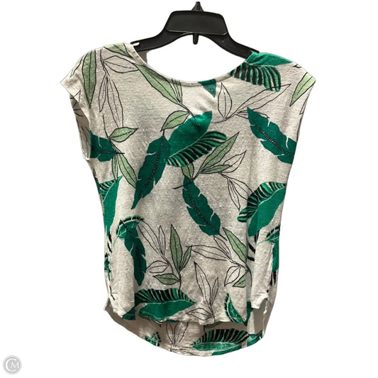 Top Short Sleeve By Tahari In Green, Size: S