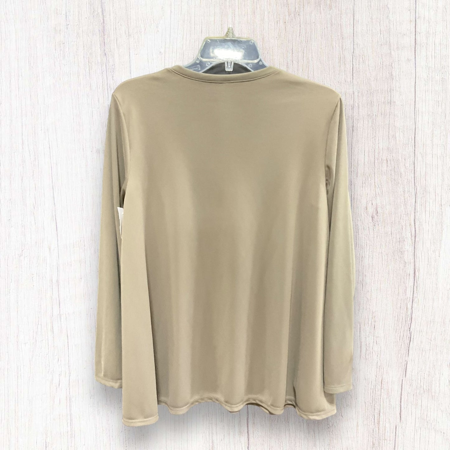 Top Long Sleeve Basic By Clothes Mentor In Olive, Size: M