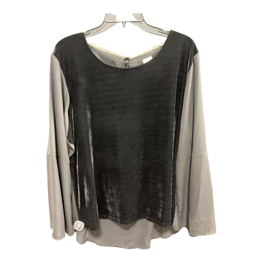 Top Long Sleeve By Faded Glory In Black, Size: Xxl