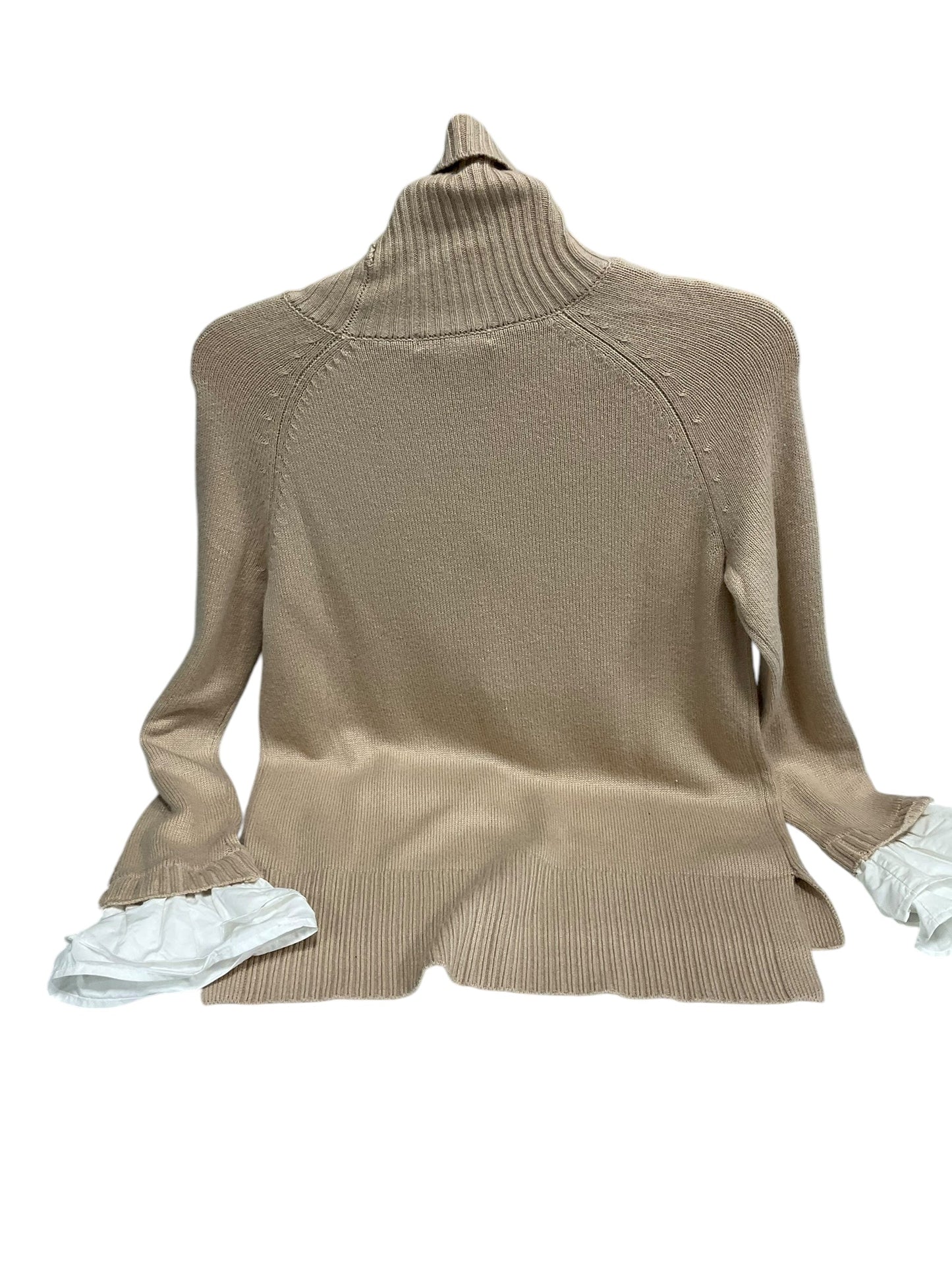 Sweater By Design History In Tan, Size: Xs