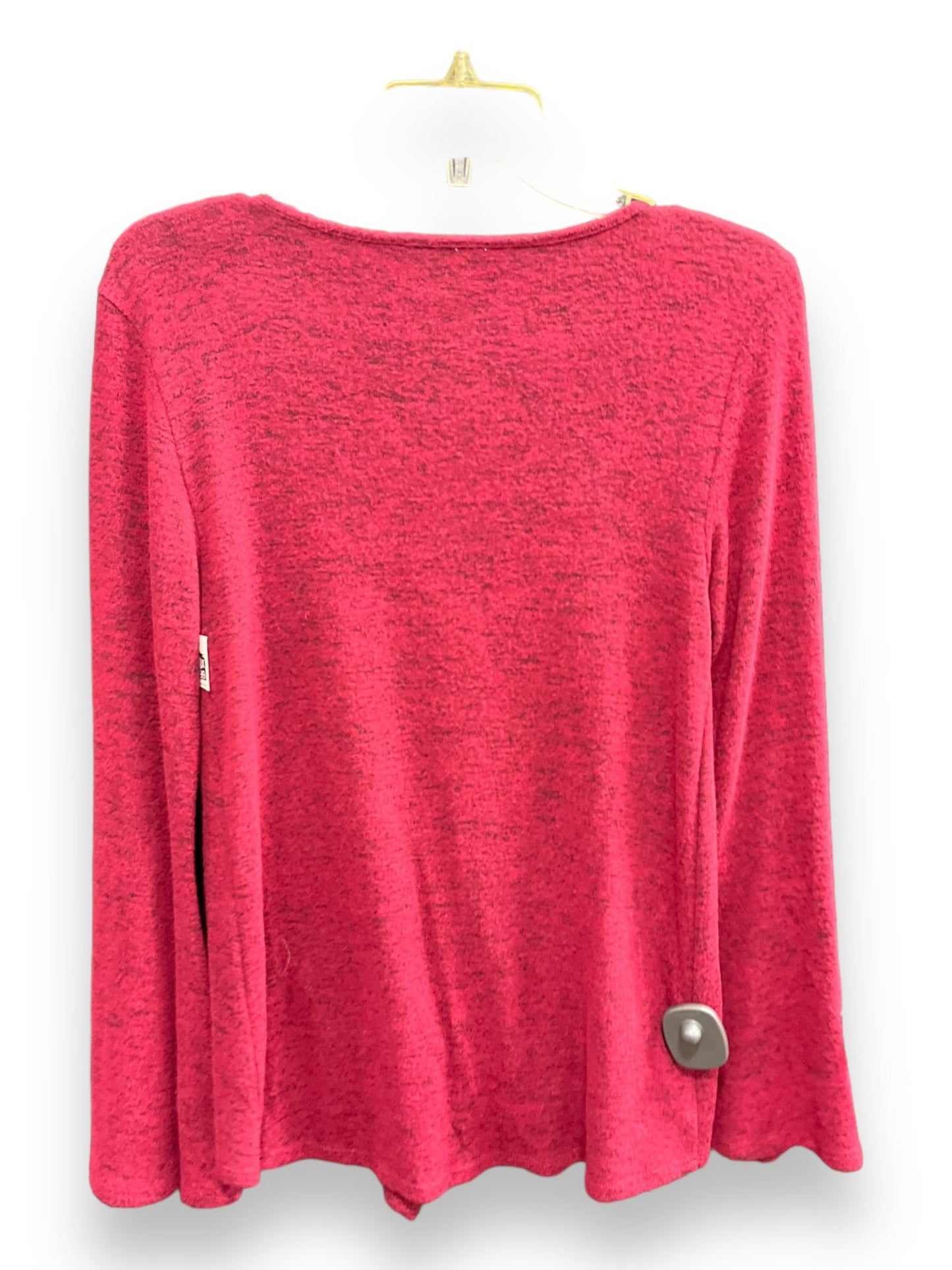 Red Top Long Sleeve Lc Lauren Conrad, Size S