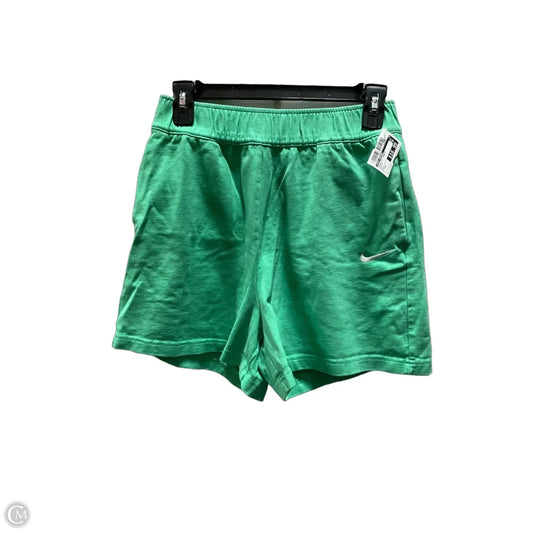 Athletic Shorts By Nike Apparel In Green, Size: S
