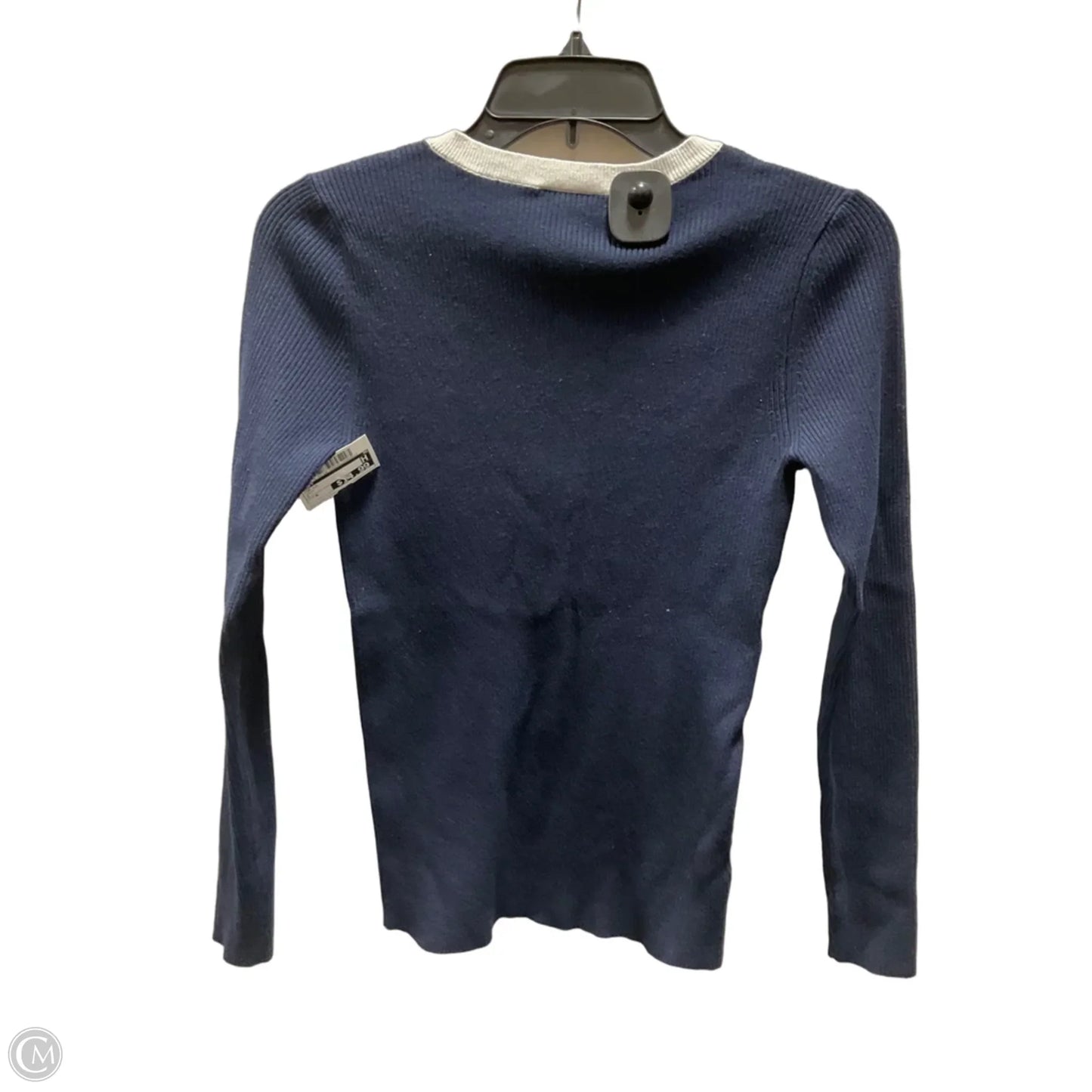 Top Long Sleeve By Loft In Navy, Size: M
