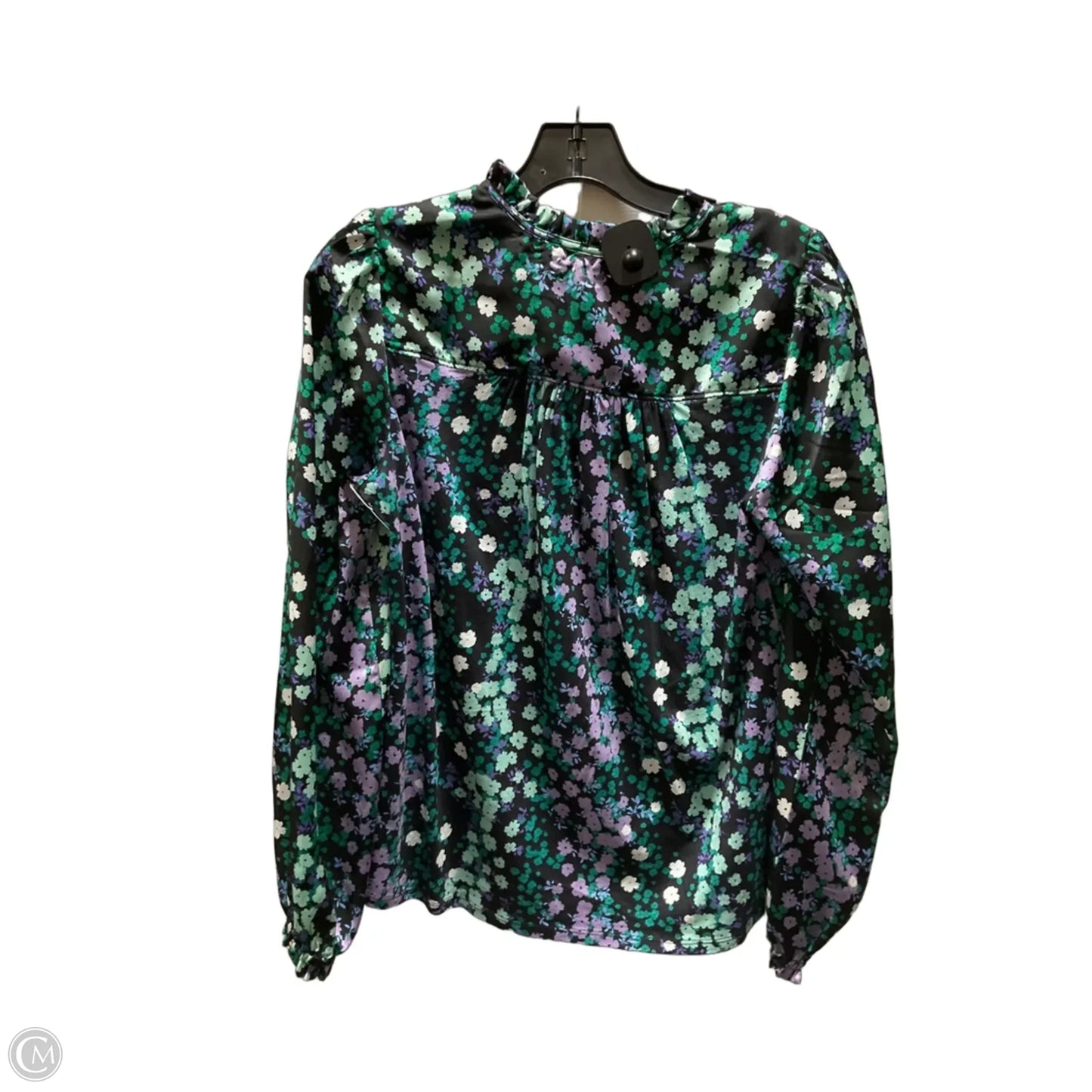 Top Long Sleeve By Loft In Floral Print, Size: S