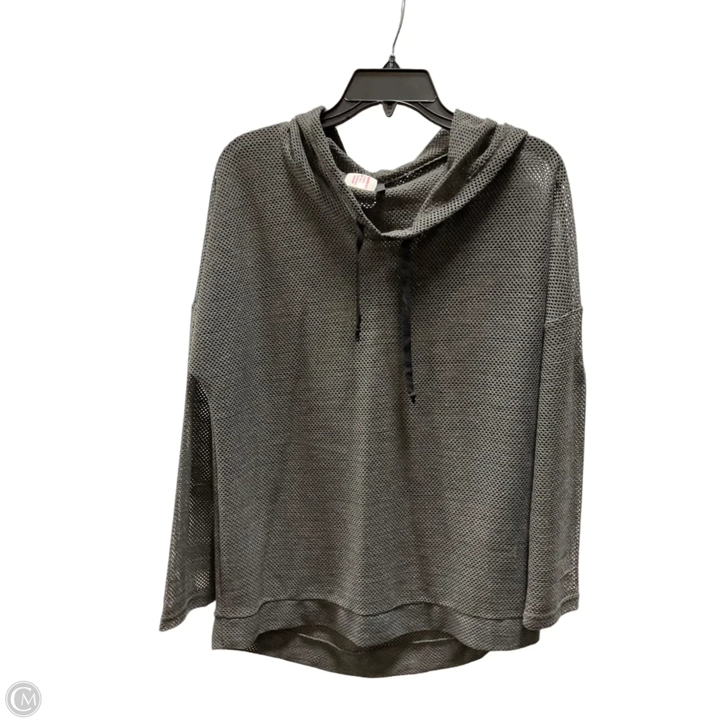 Athletic Top Long Sleeve Hoodie By Maurices In Grey, Size: M