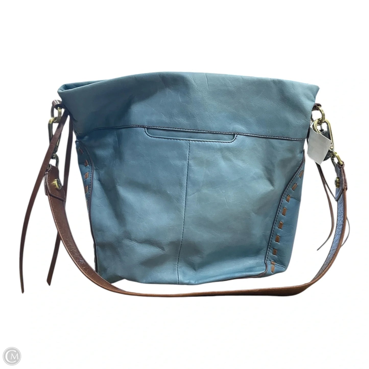 Handbag Leather By Hobo Intl, Size: Large