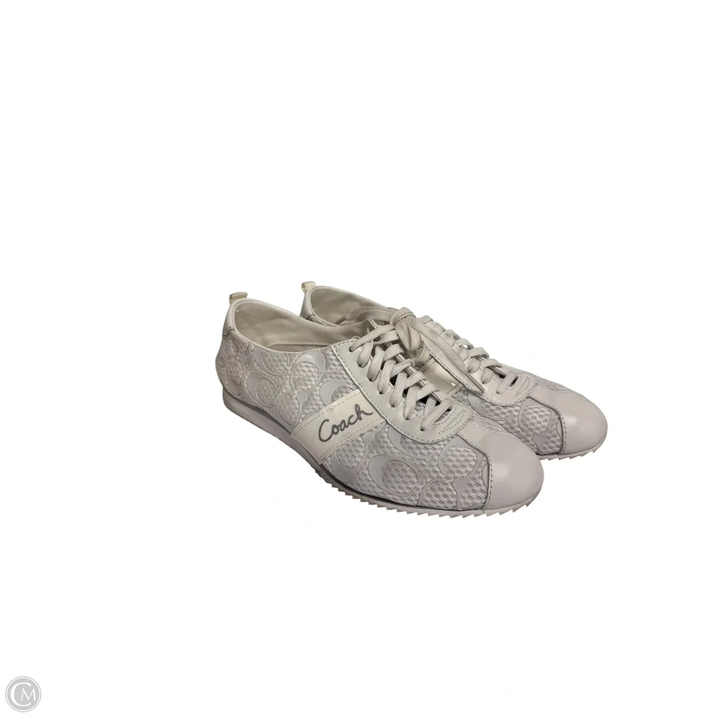 Shoes Designer By Coach In White, Size: 9