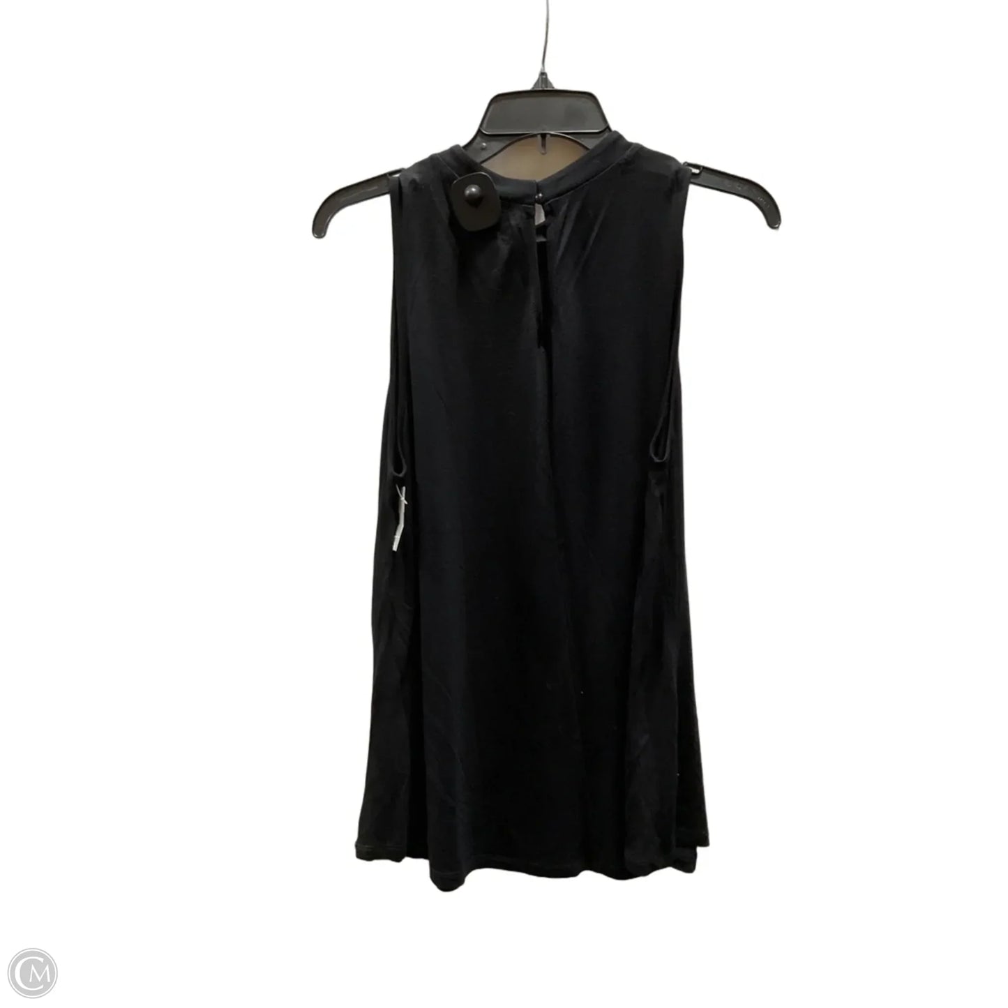 Top Sleeveless By Loft In Black, Size: L