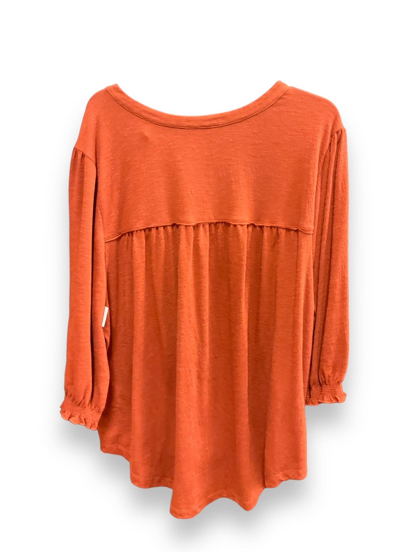 Orange Top Short Sleeve Cj Banks, Size 2x