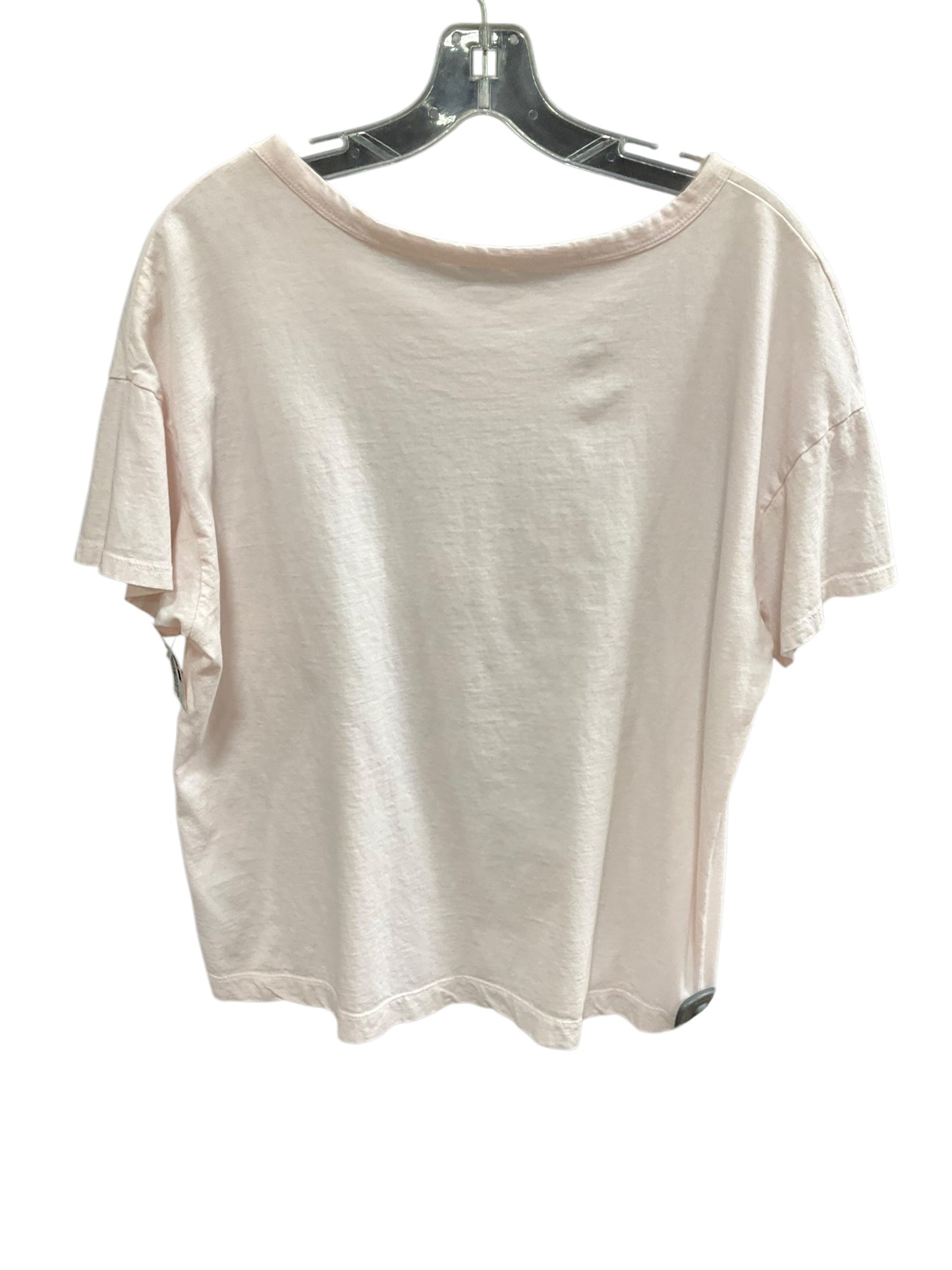 Top Short Sleeve Basic By Old Navy In Pink, Size: L