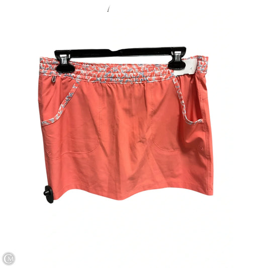 Athletic Skort By Columbia In Orange, Size: S