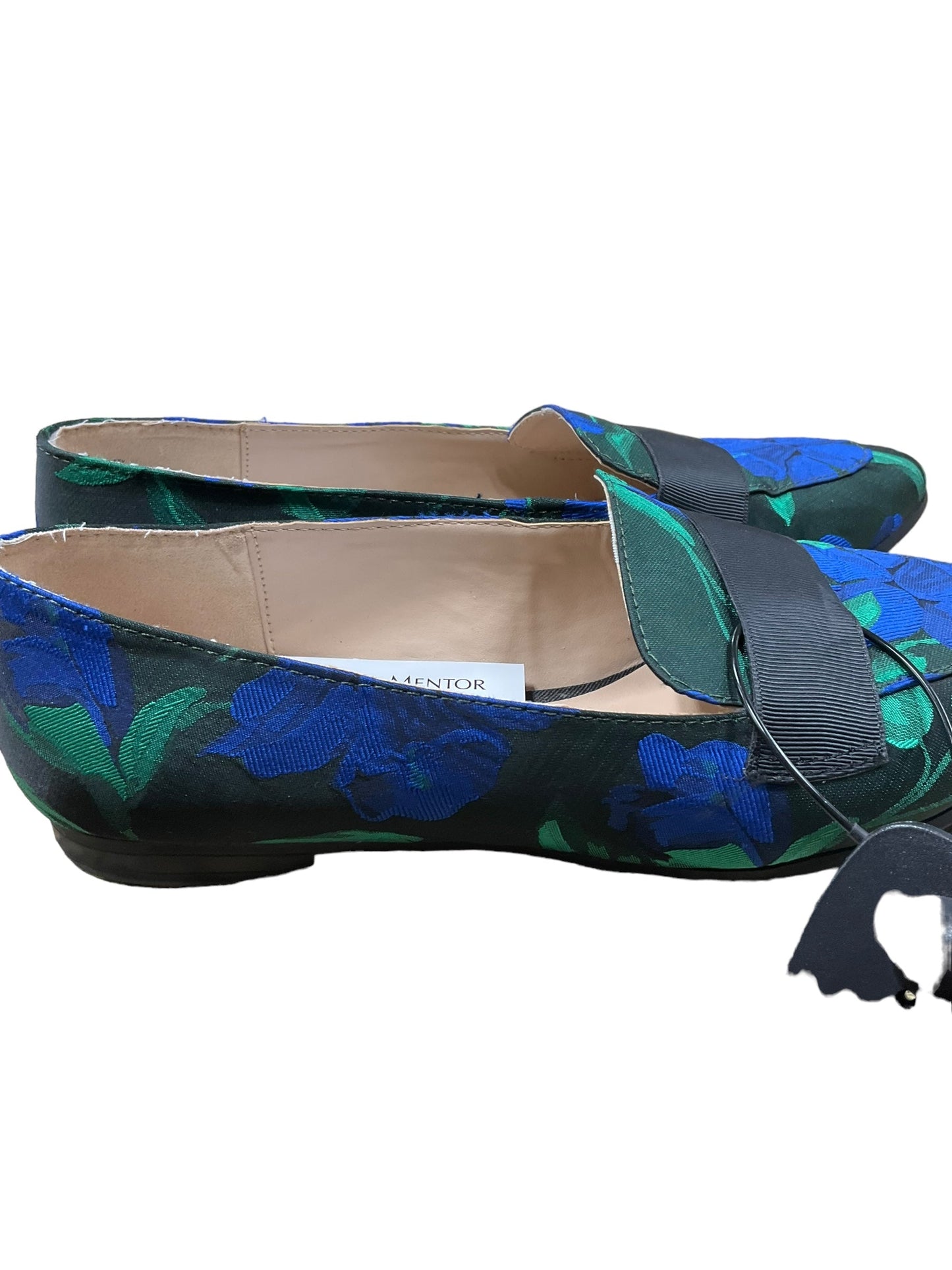 Blue & Green Shoes Flats Kelly And Katie, Size 7