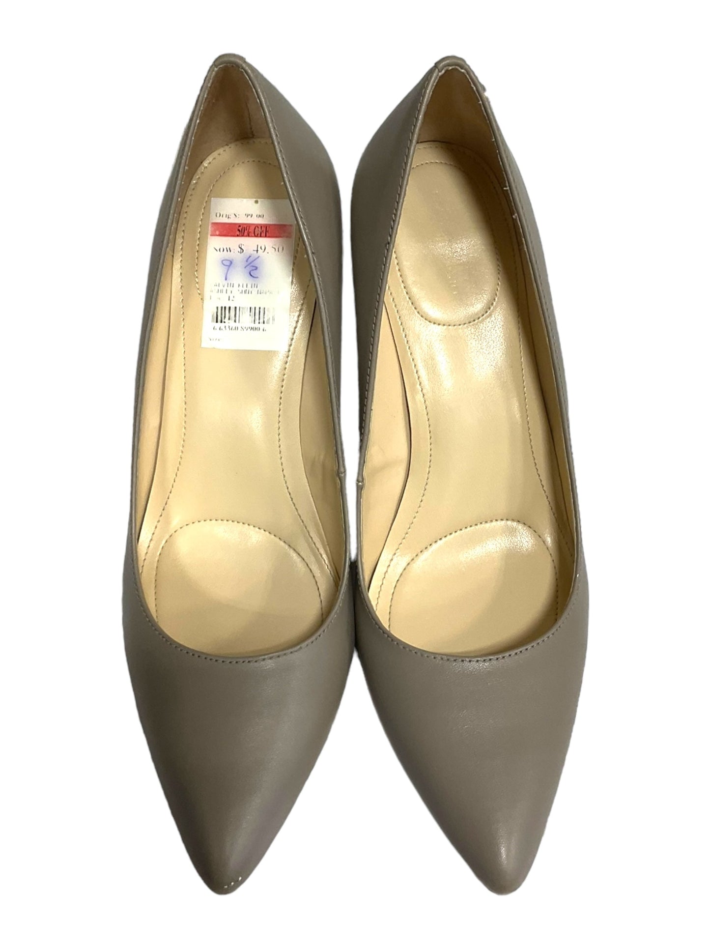 Taupe Shoes Heels Stiletto Calvin Klein, Size 9.5
