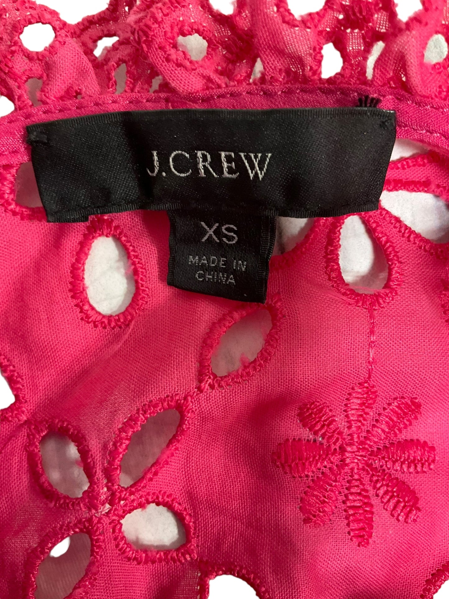Pink Top Sleeveless J. Crew, Size Xs