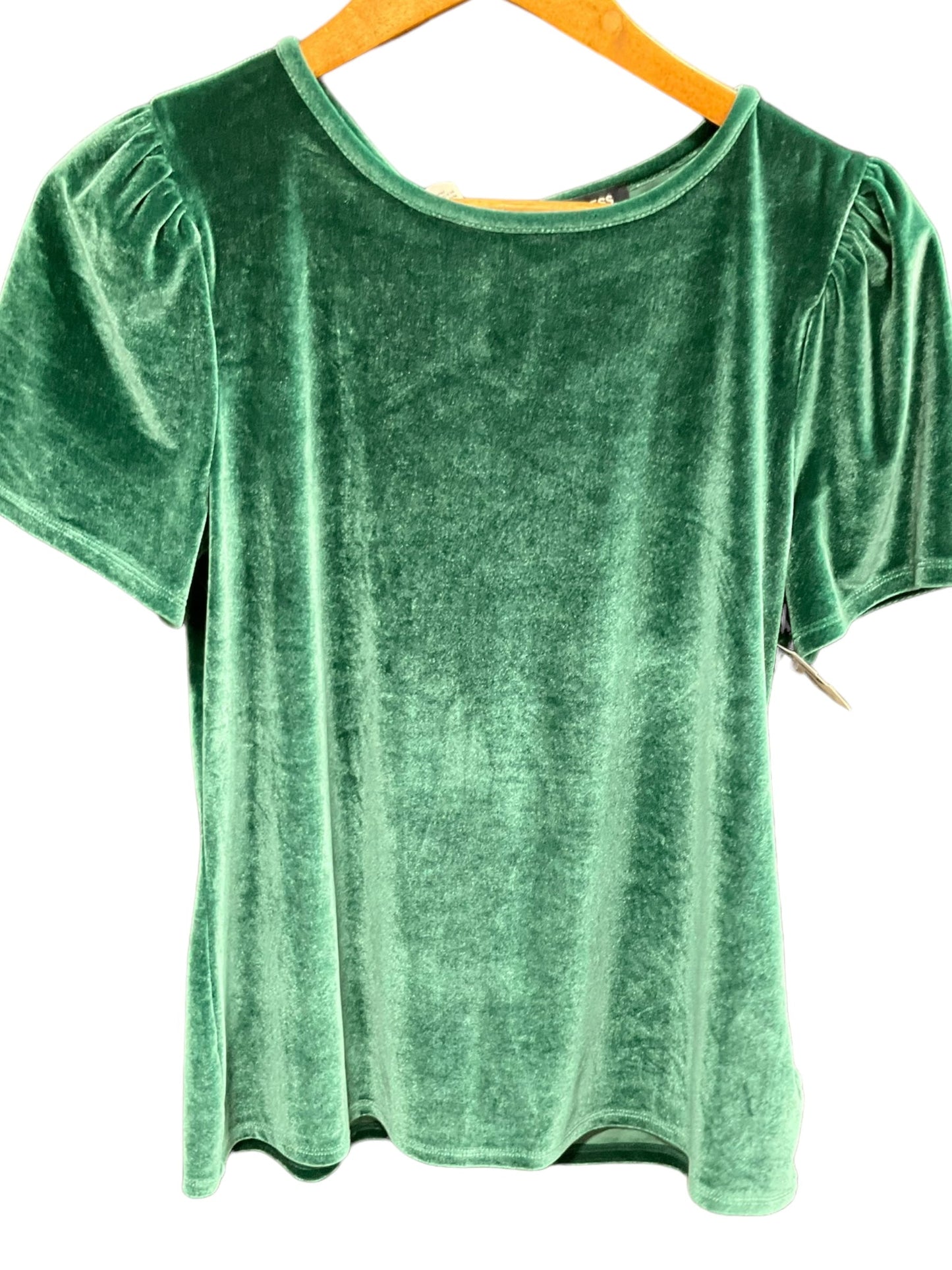 Green Top Short Sleeve Express, Size L