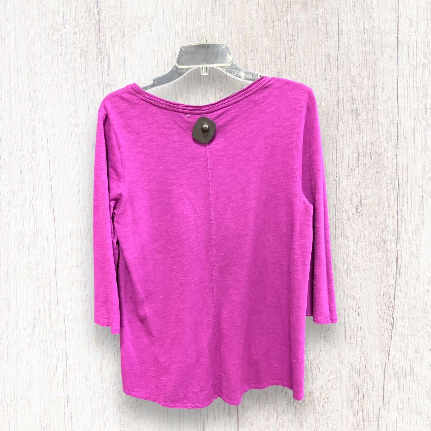 Top 3/4 Sleeve Basic By Chicos In Purple, Size: M