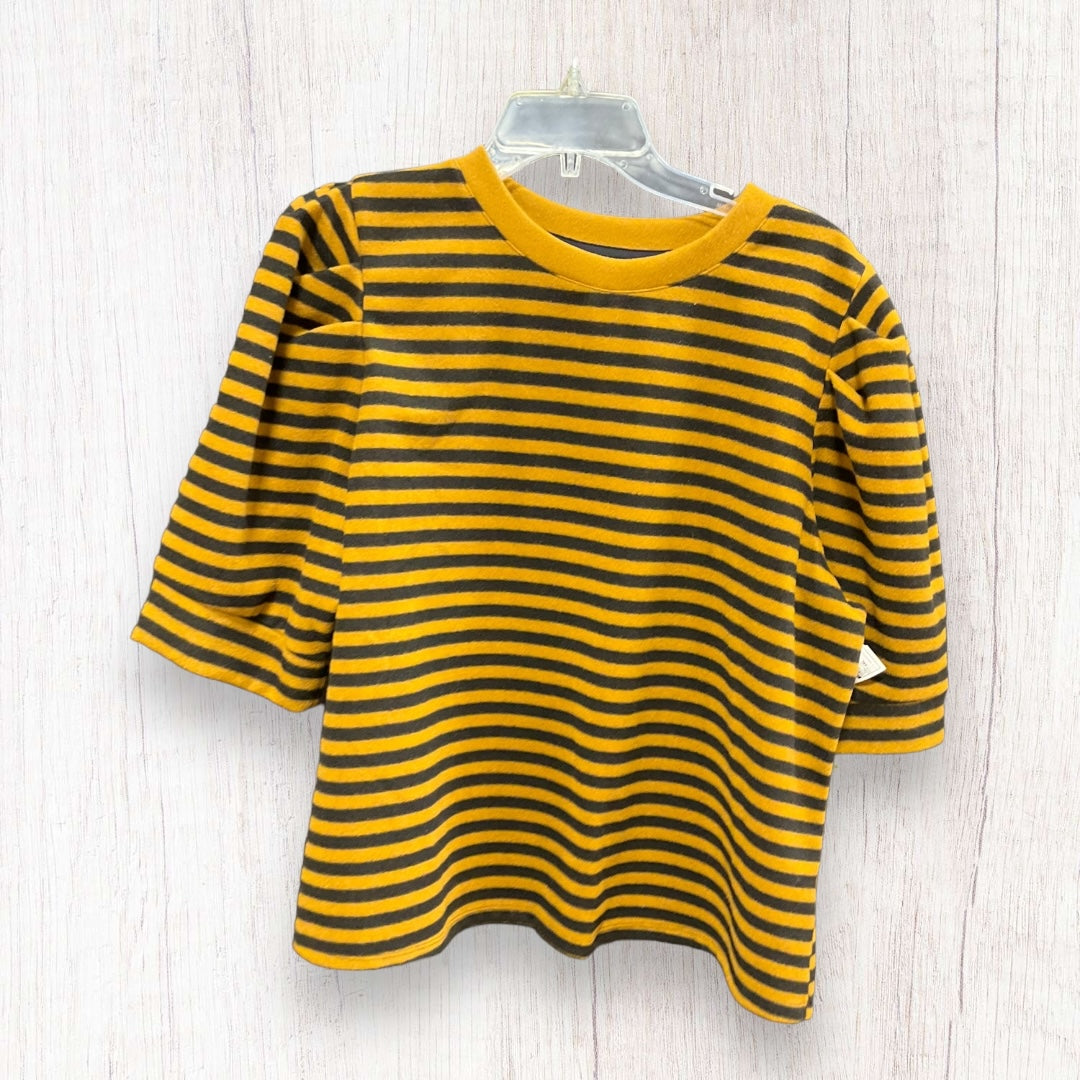 Sweater Short Sleeve By Who What Wear In Striped Pattern, Size: Xxl