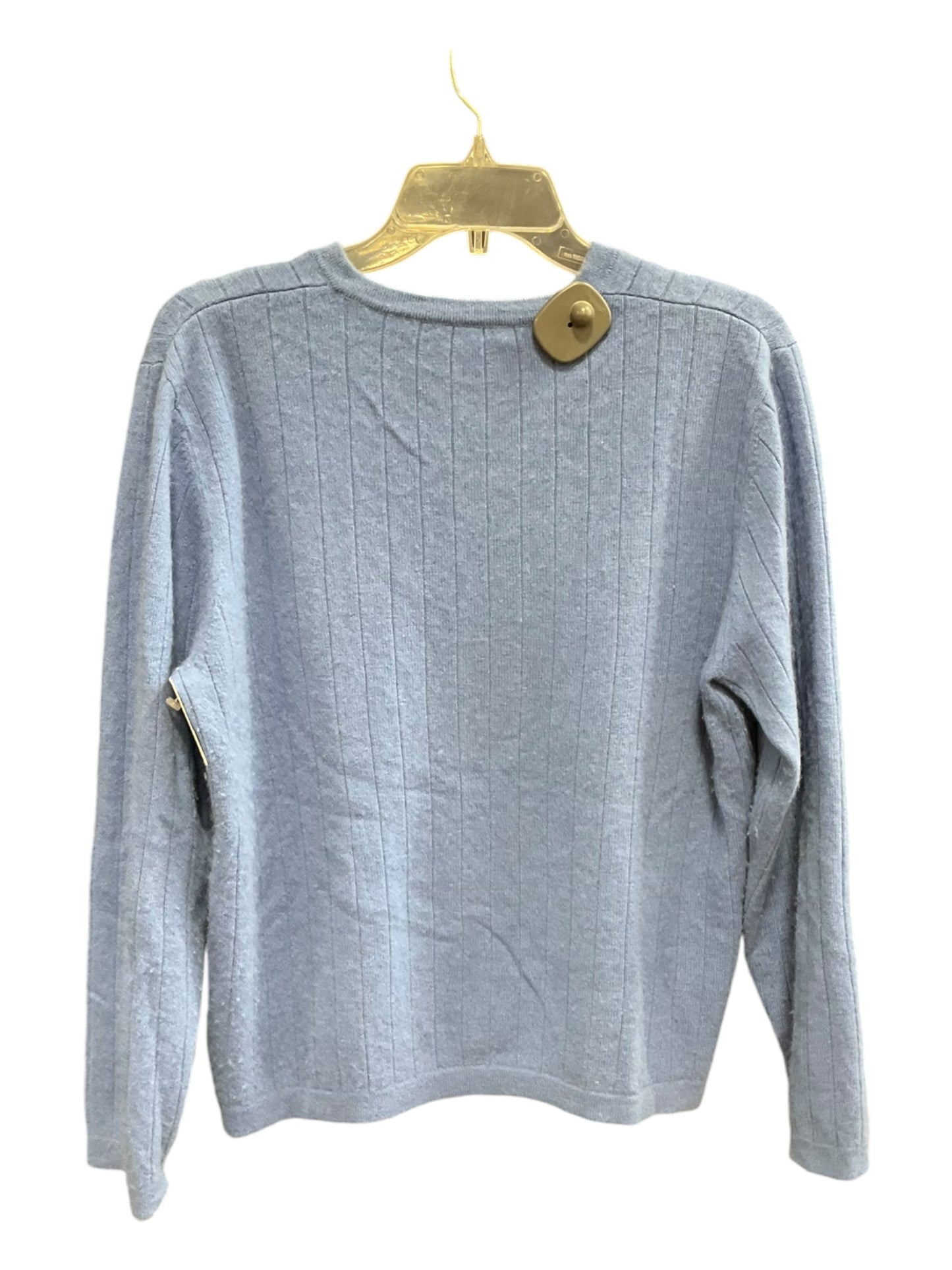 Sweater Cashmere By Apt 9 In Blue, Size: L