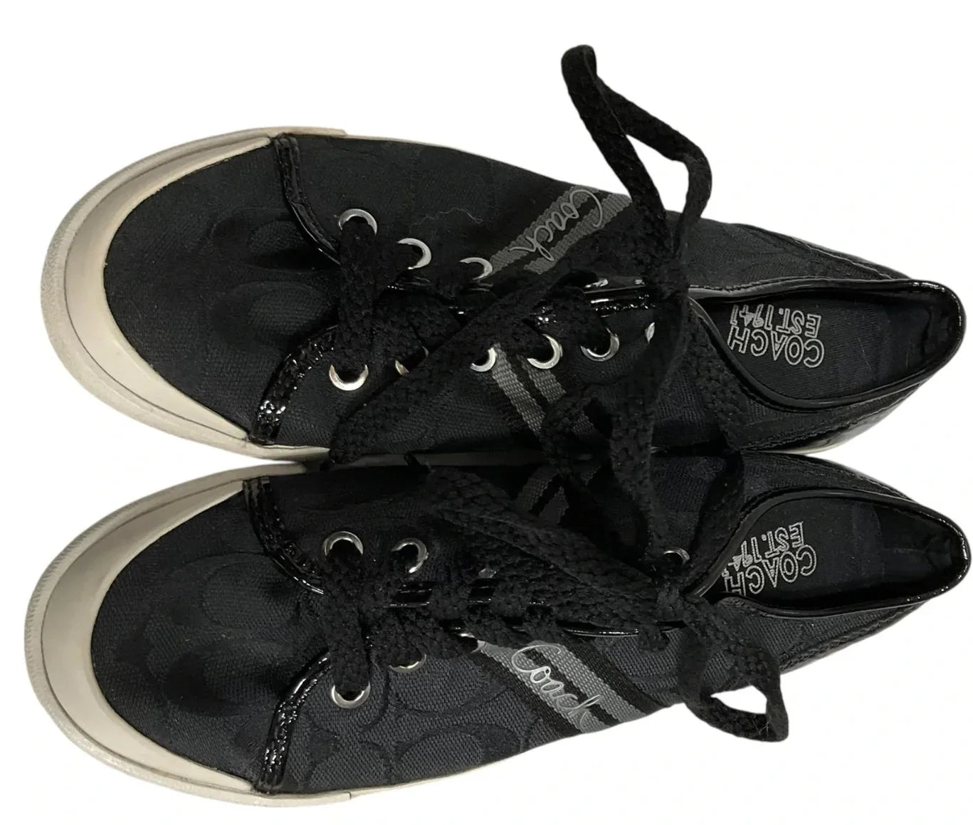 Shoes Designer By Coach In Black, Size: 6