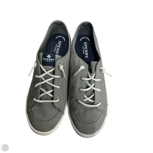 Shoes Flats By Sperry In Grey, Size: 8.5
