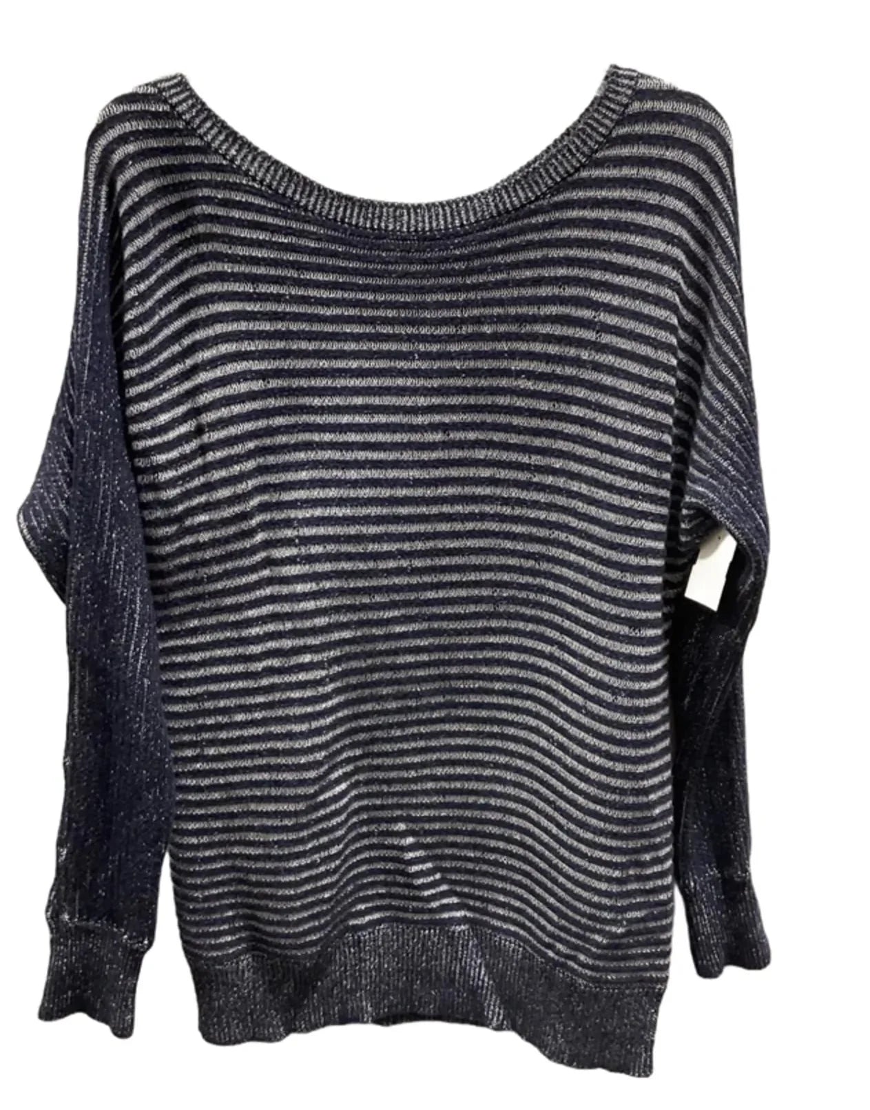 Sweater By Gap In Blue & White, Size: M