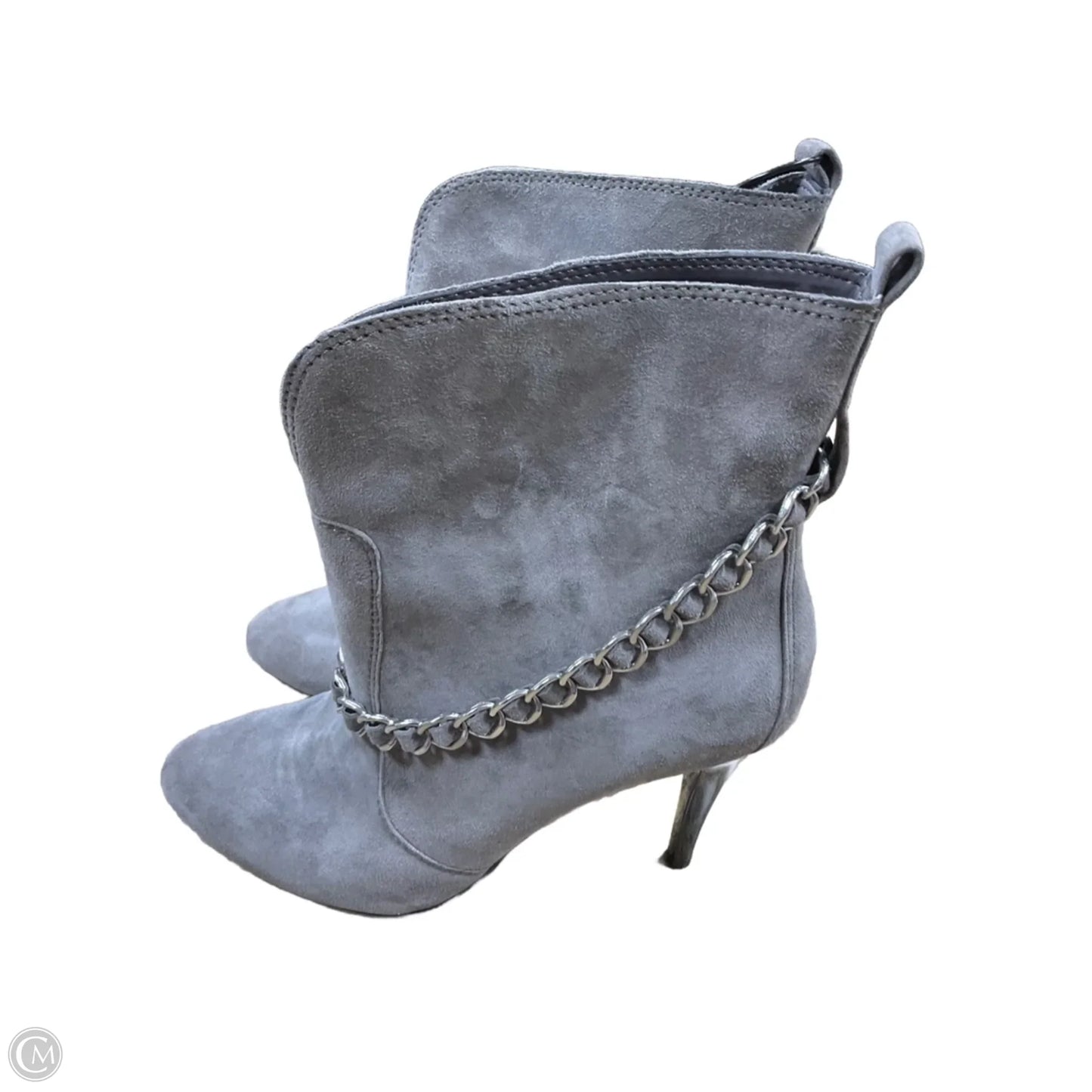 Boots Ankle Heels By Bcbgeneration In Grey, Size: 7.5
