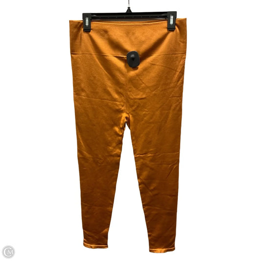 Athletic Leggings By Fabletics In Orange, Size: Xl