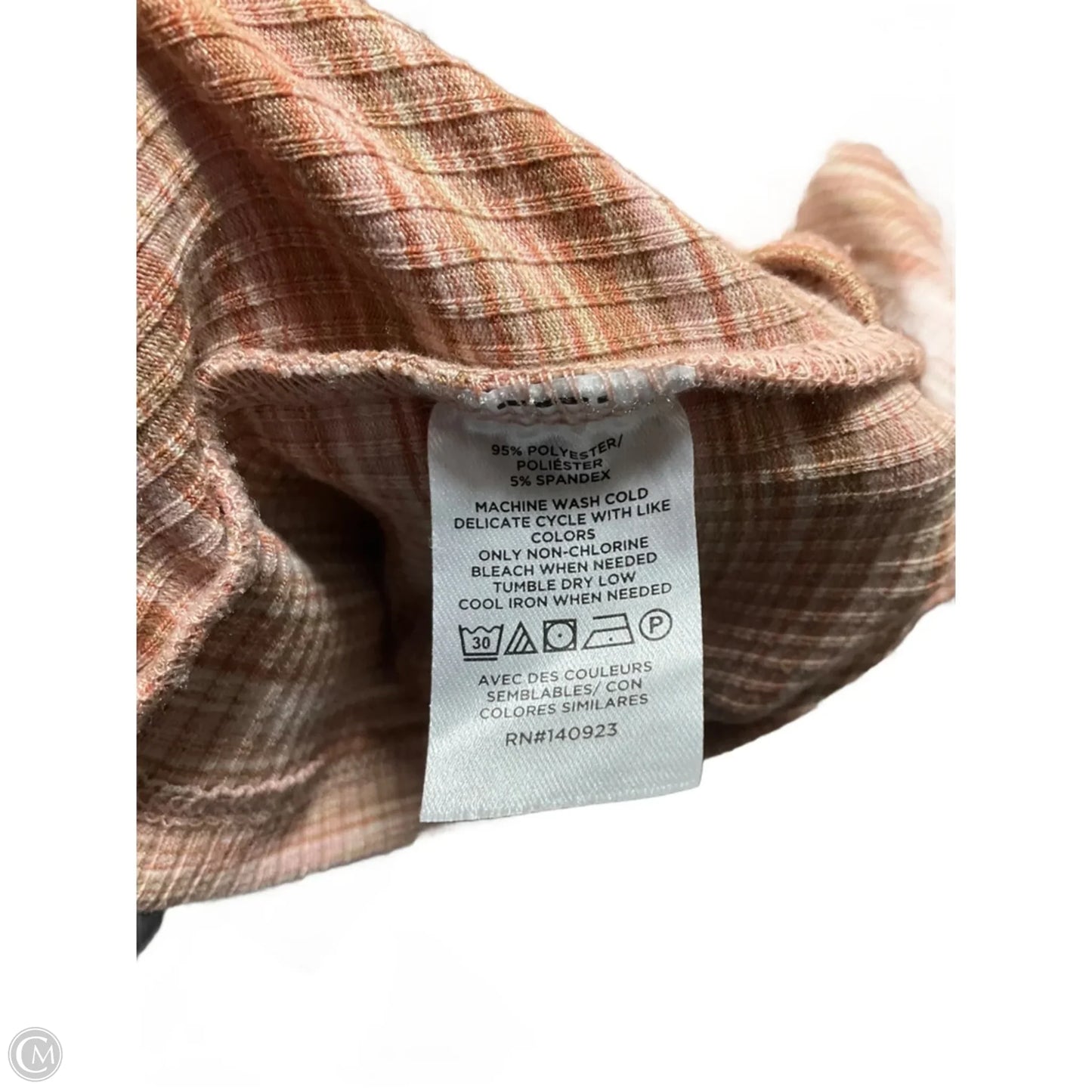 Top Long Sleeve By Loft In Striped Pattern, Size: S