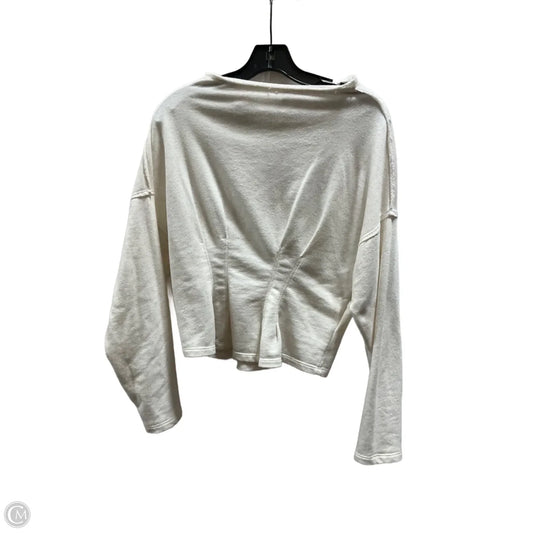 Top Long Sleeve By Pilcro In Cream, Size: M