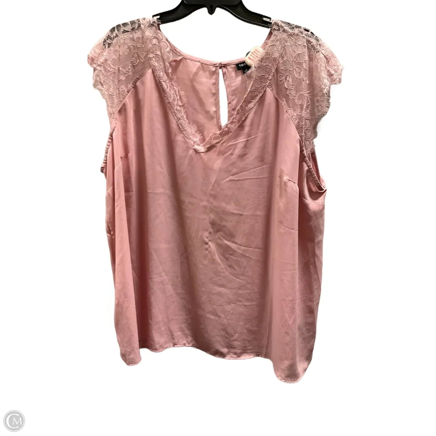 Top Sleeveless By Torrid In Pink, Size: 2x