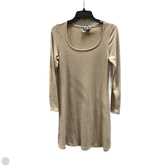 Dress Casual Midi By Old Navy In Beige, Size: Xs