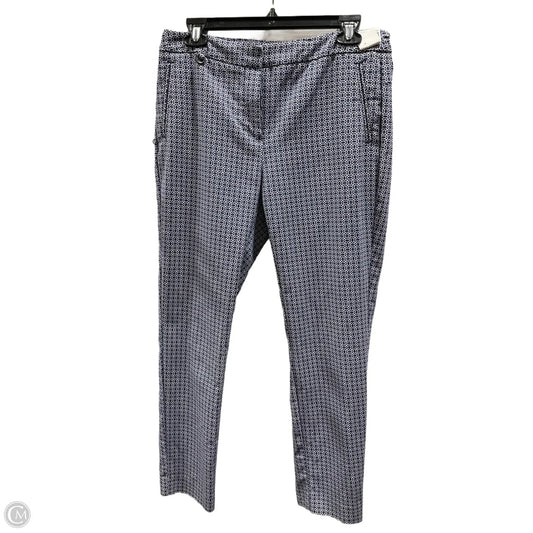 Pants Other By Adrianna Papell In Blue & White, Size: 8
