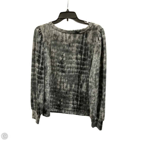 Top Long Sleeve By Beachlunchlounge In Tie Dye Print, Size: L