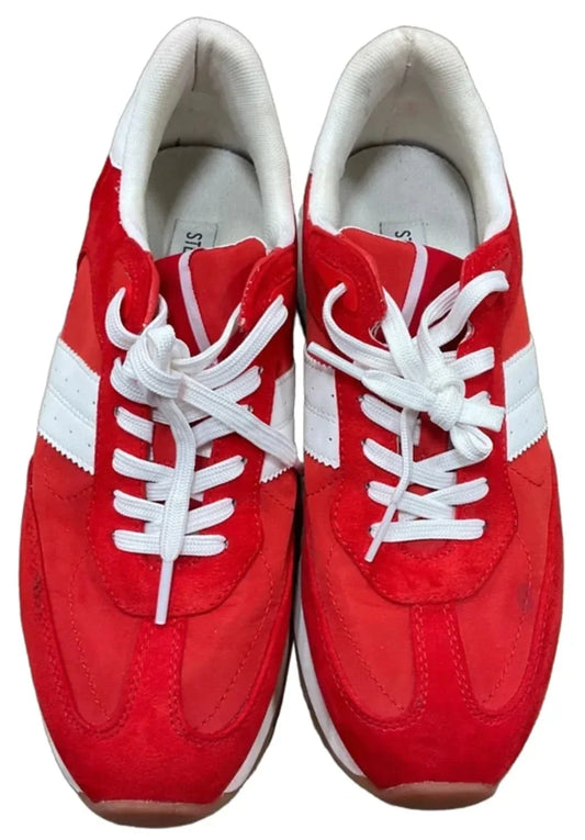 Shoes Athletic By Steve Madden In Red, Size: 7