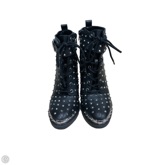 Boots Ankle Heels By Gianni Bini In Black, Size: 10