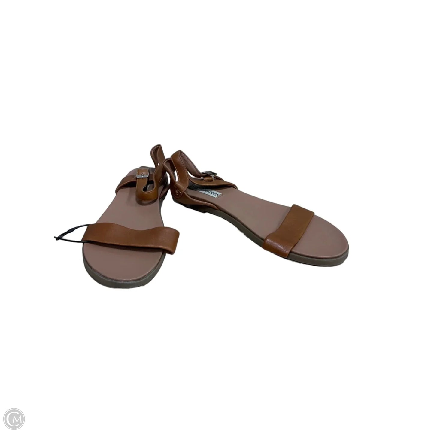 Sandals Flats By Steve Madden In Tan, Size: 9
