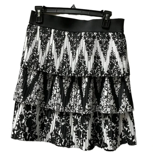 Skirt Midi By White House Black Market In Black & White, Size: S