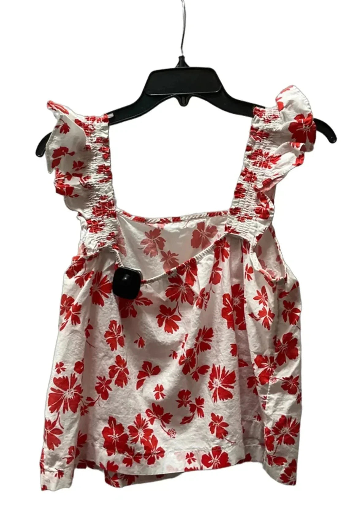Top Sleeveless By J. Crew In Floral Print, Size: L