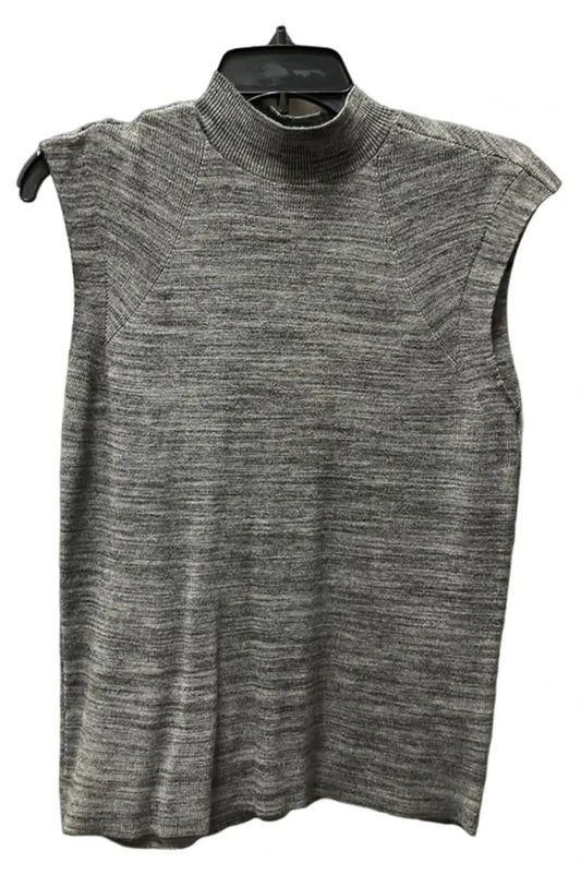 Top Short Sleeve By Worthington In Grey, Size: M