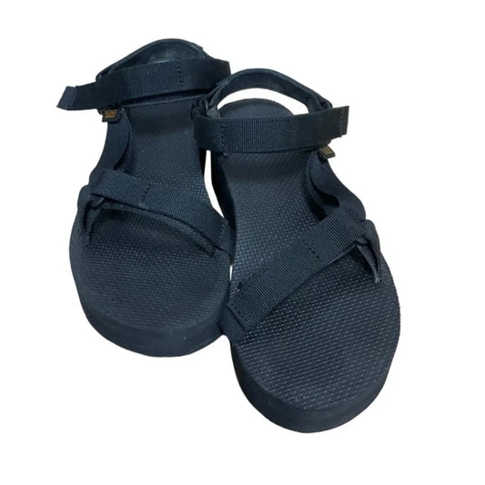 Sandals Flats By Teva In Black, Size: 9