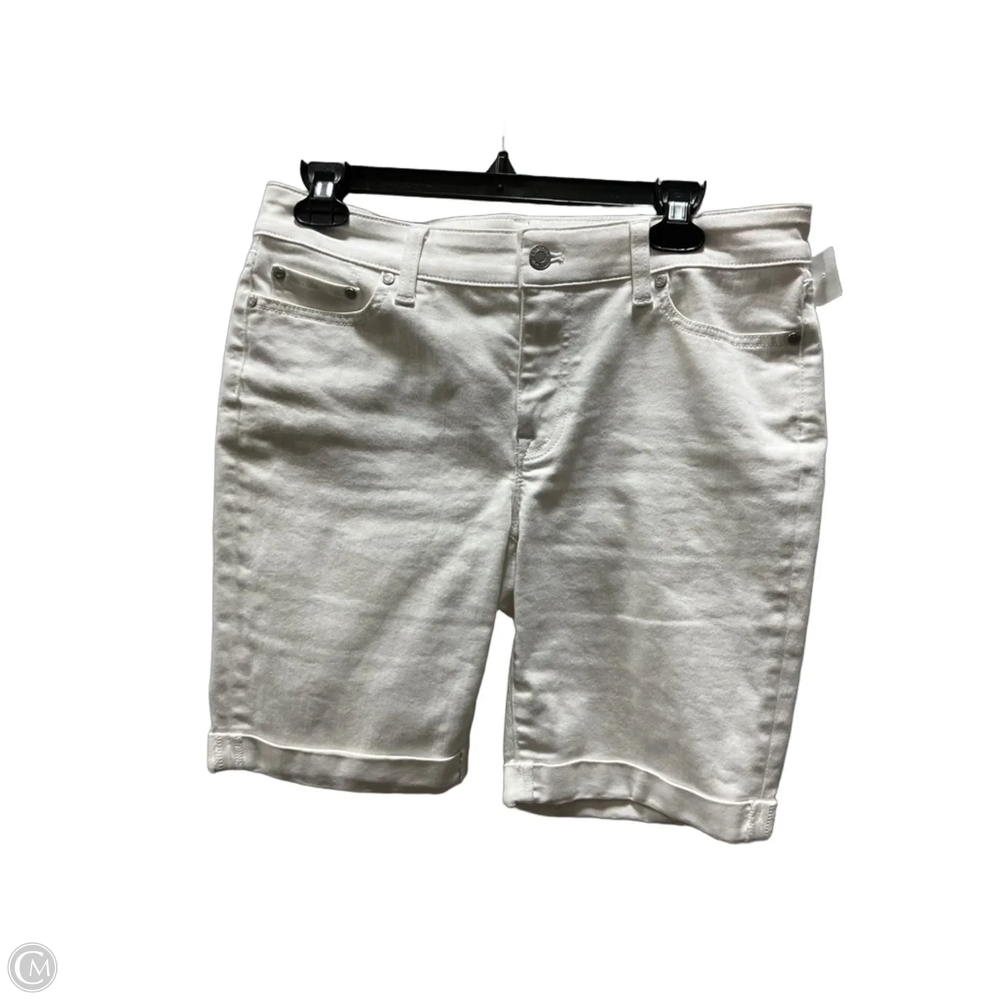 Shorts By Talbots In White Denim, Size: 4