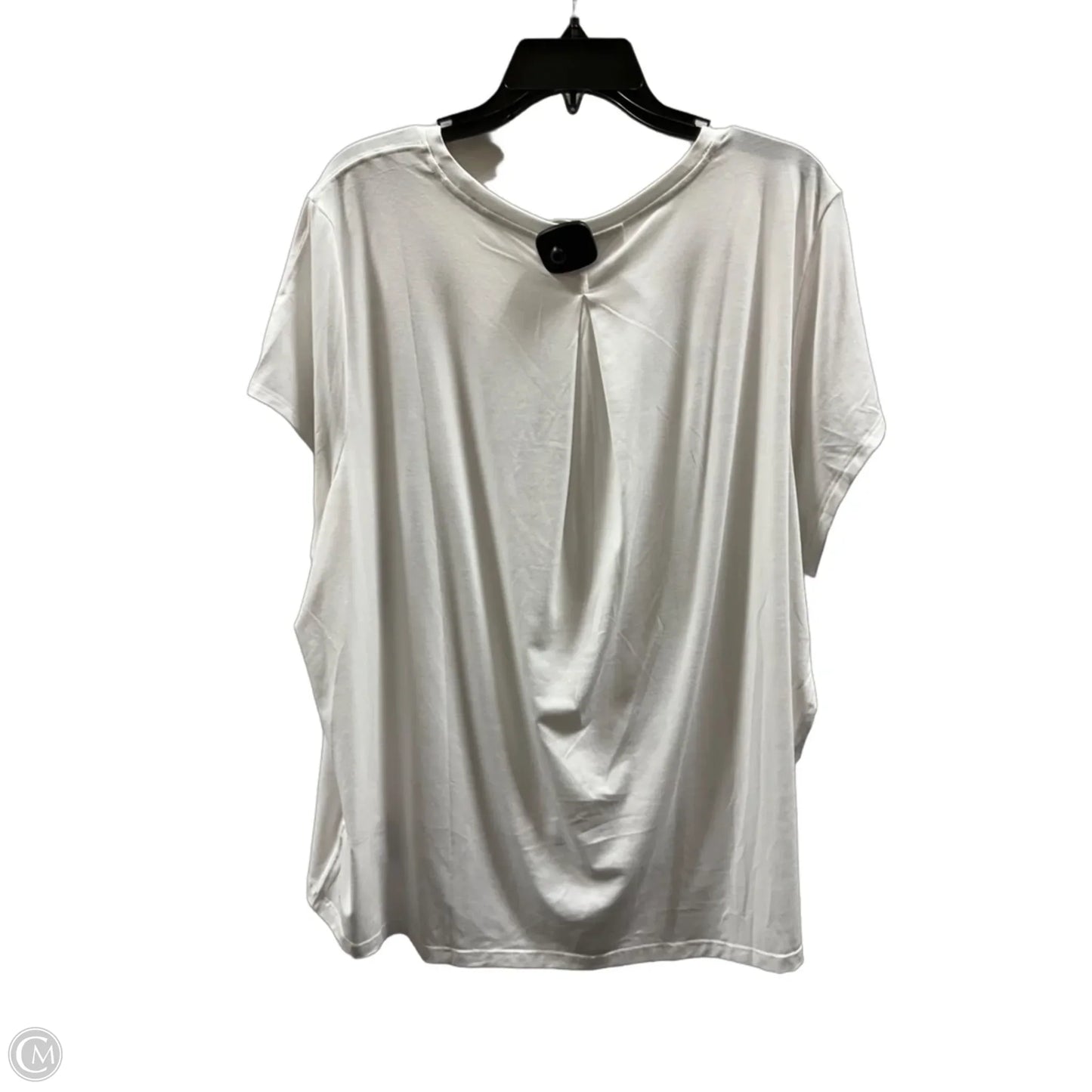 Athletic Top Short Sleeve By Athleta In White, Size: Xl