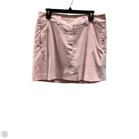 Athletic Skort By Nike In Pink, Size: 8