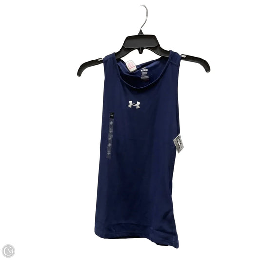 Athletic Tank Top By Nike In Navy, Size: M